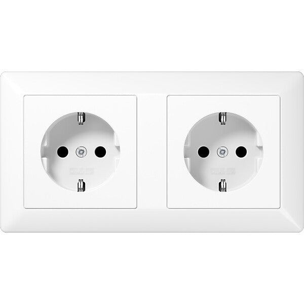 JUNG Kanal-SCHUKO-Steckdose 2-fach16A 250V AS 1522 WW